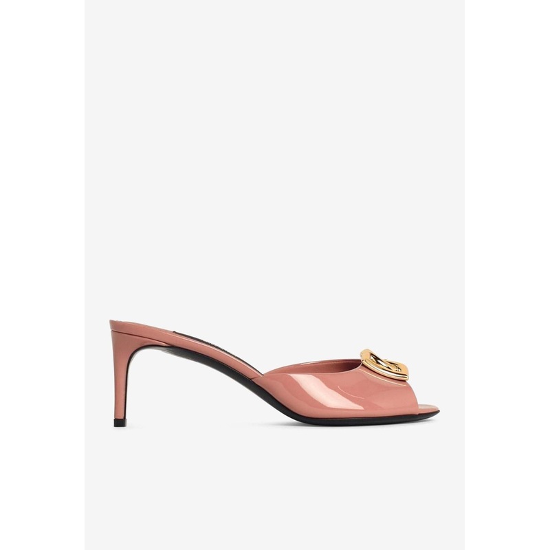 Keira 60 DG Logo Sandals in Patent Leather