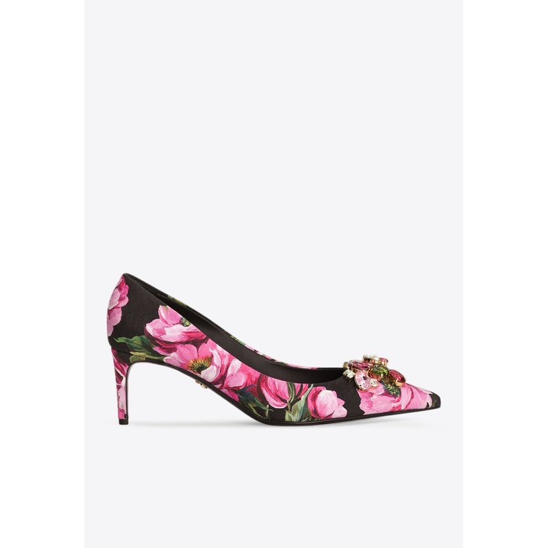 Lollo 60 Floral Brocade Pumps