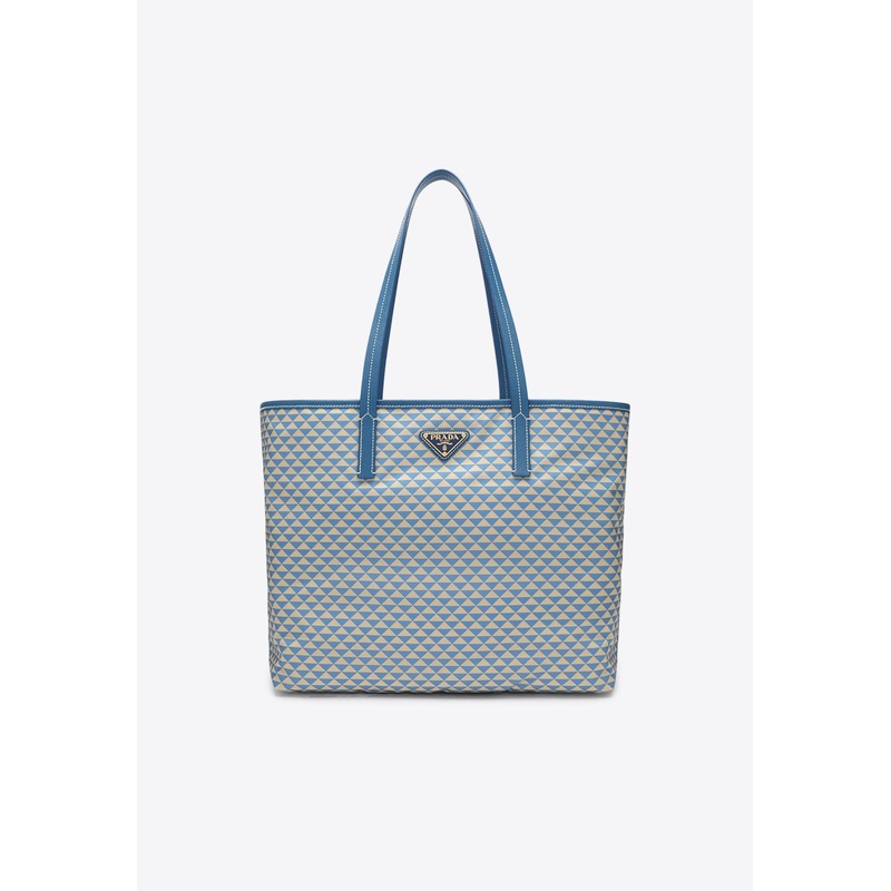 Printed Re-Nylon Tote Bag