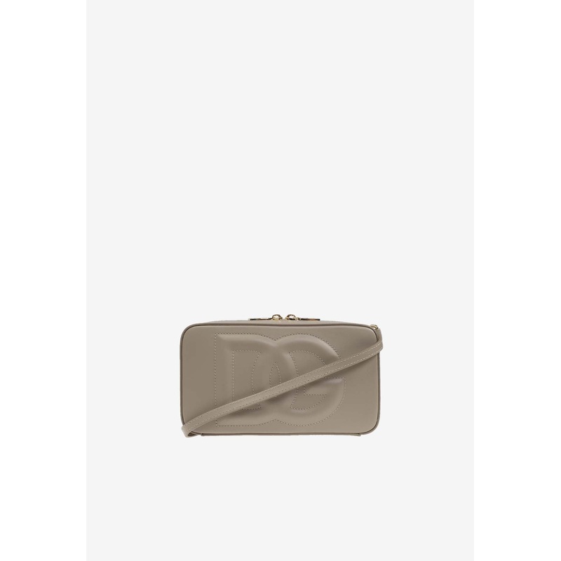 Small DG Logo Leather Camera Bag