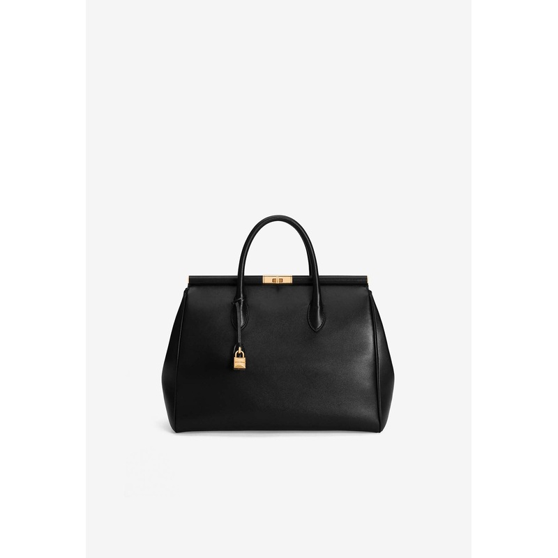 XL Marlene Day Shoulder Bag in Grained Leather