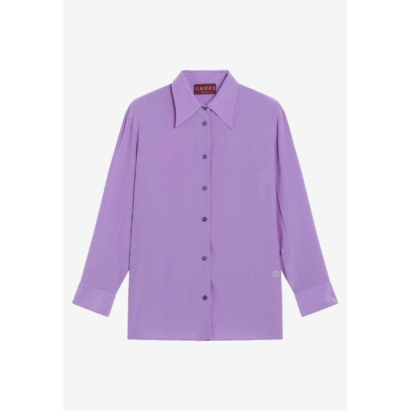 Buttoned Silk Shirt