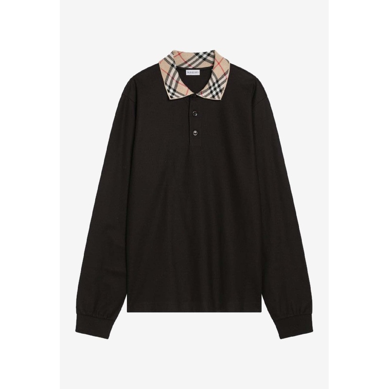 Checked Polo T-shirt