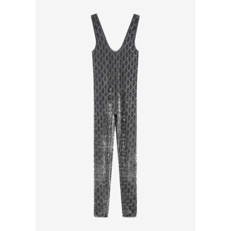 Crystal Velvet Jumpsuit