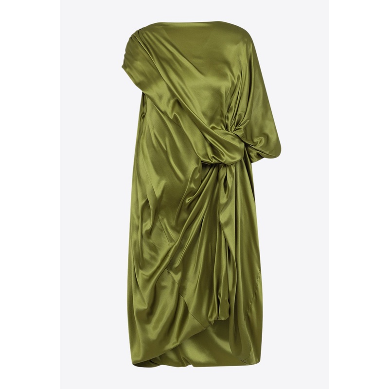 Dalant Silk Asymmetrical Dress
