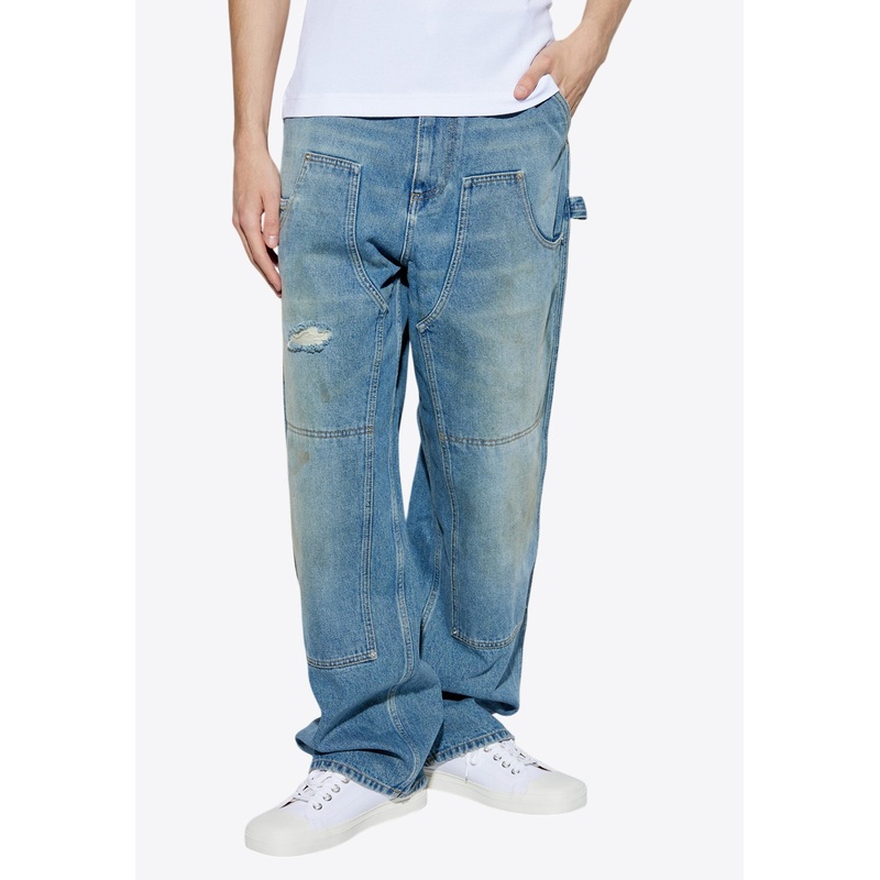 Distressed Baggy Jeans