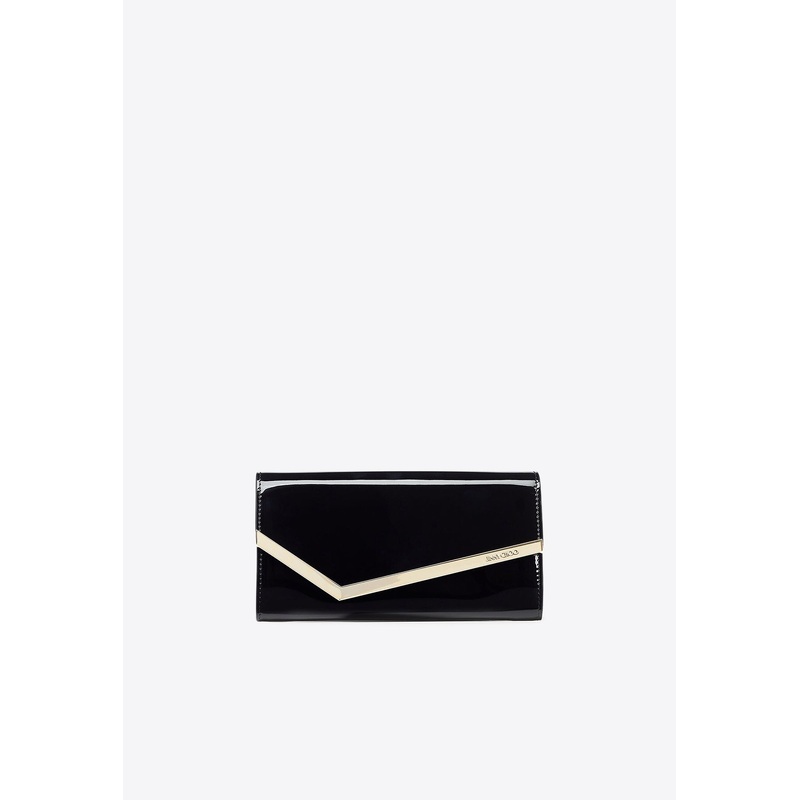 Emmie Patent Leather Clutch Bag