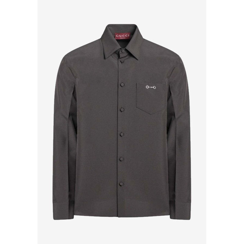 Horsebit Long-Sleeved Shirt