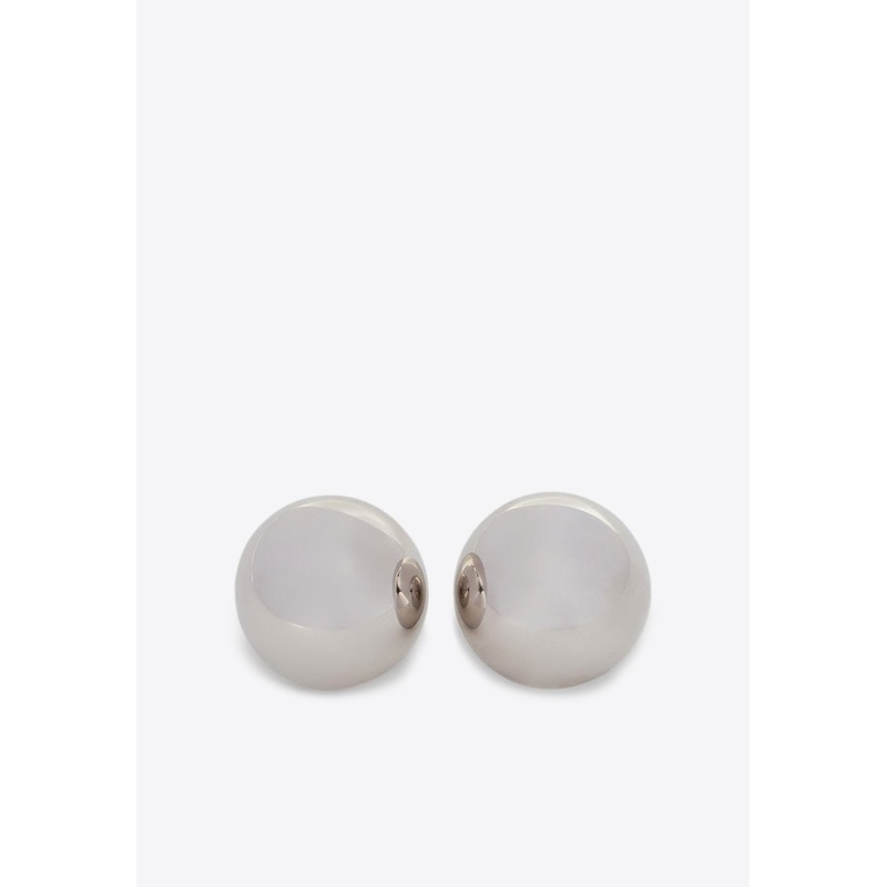 Spherical Curve Stud Earrings