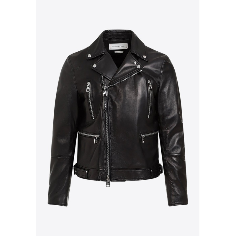 Zip-Up Biker Jacket