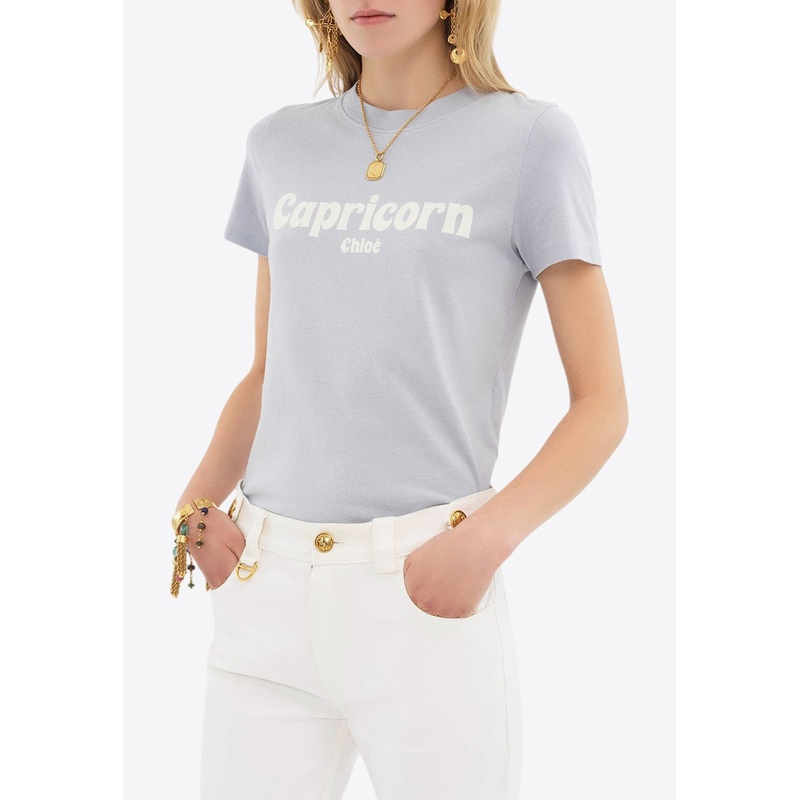 Capricorn Logo Print T-shirt