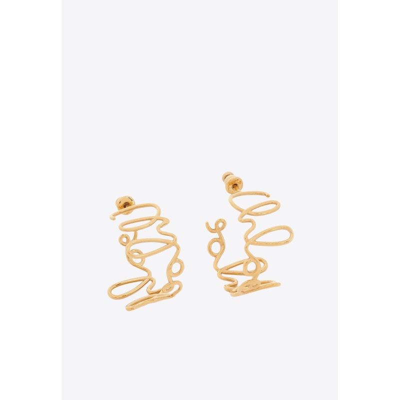 Iconic Logo Hoop Earrings