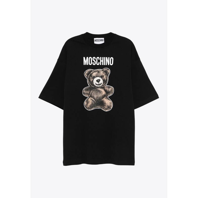 Interlock Teddy Bear Print Mini T-shirt Dress