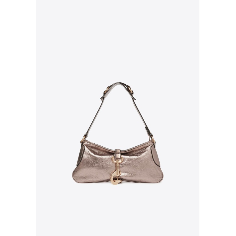 Kerala 25 Metallized Leather Shoulder Bag