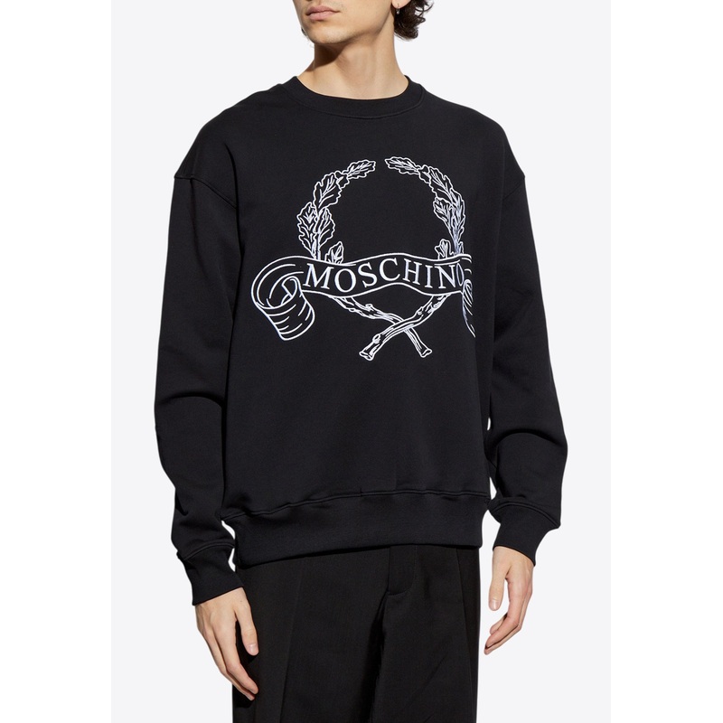 Maxi Laurel Crown Logo Sweatshirt