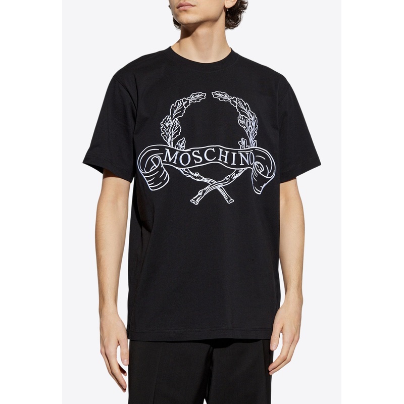 Maxi Laurel Crown Logo T-shirt