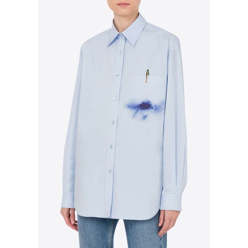 Office Life Oversized Poplin Shirt