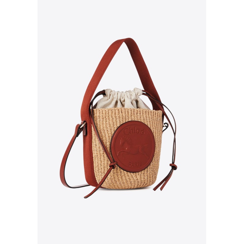 Small Horse Medal Basket Bag