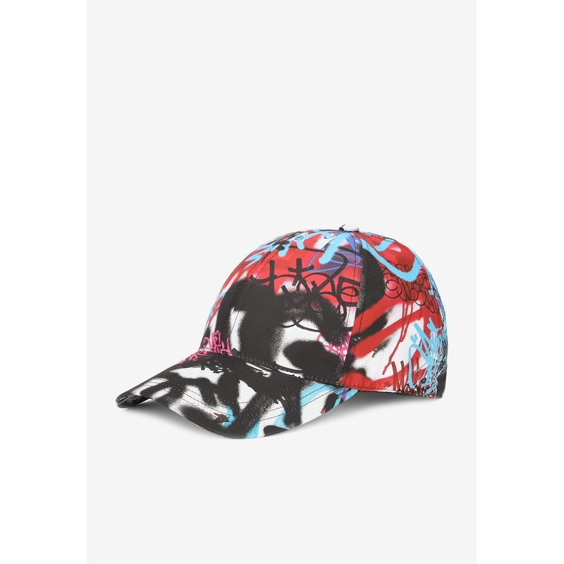 Spray-Paint Graffiti Printed Baseball Cap