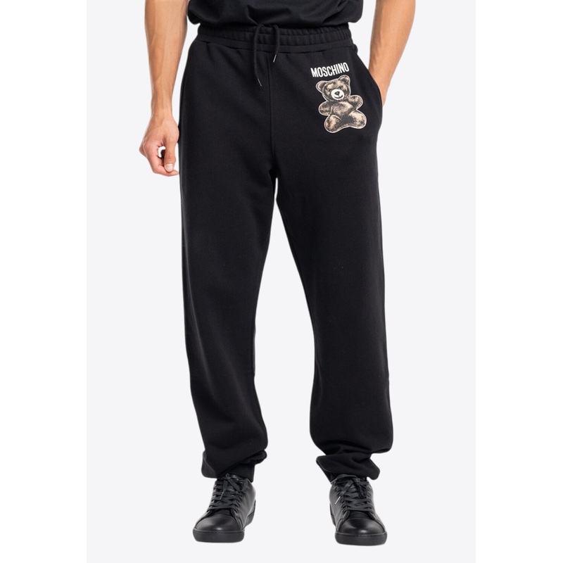 Teddy Bear Print Track Pants