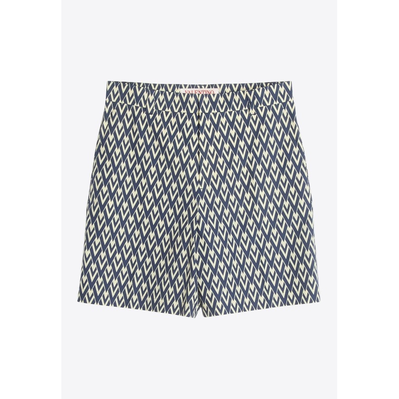 Toute La V Print Shorts