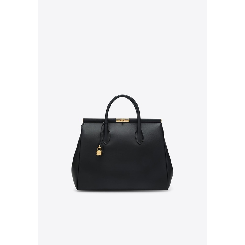 XL Maxi Marlene Day Grained Leather Top Handle Bag