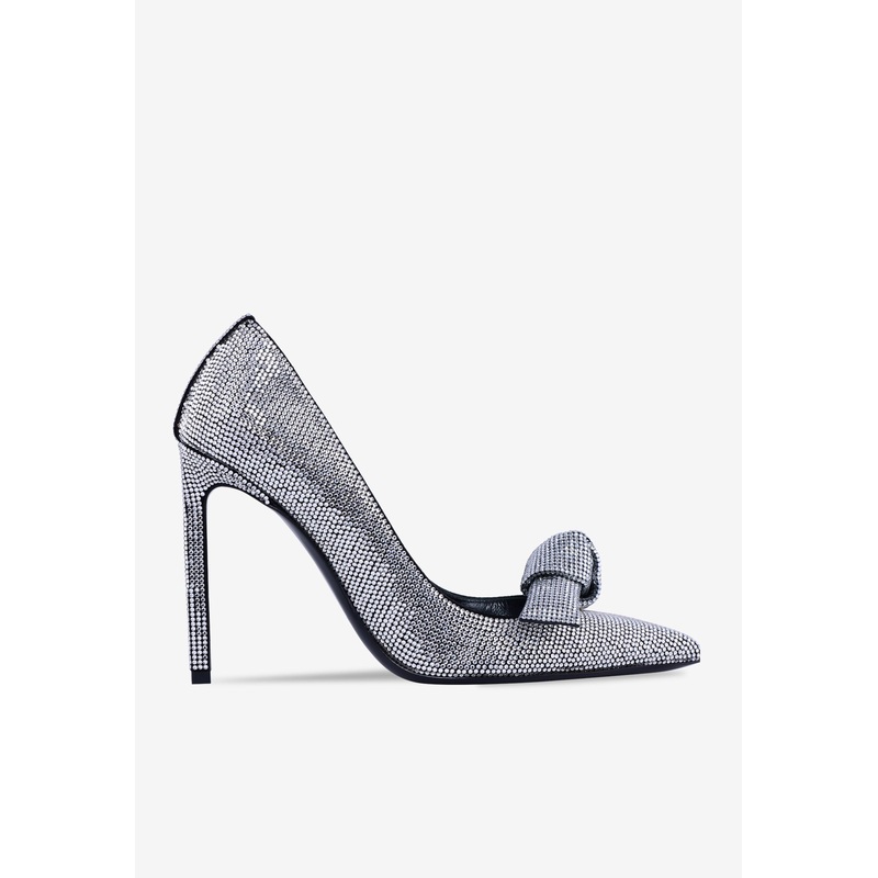 105 Crystal-Embellished Bow Pumps