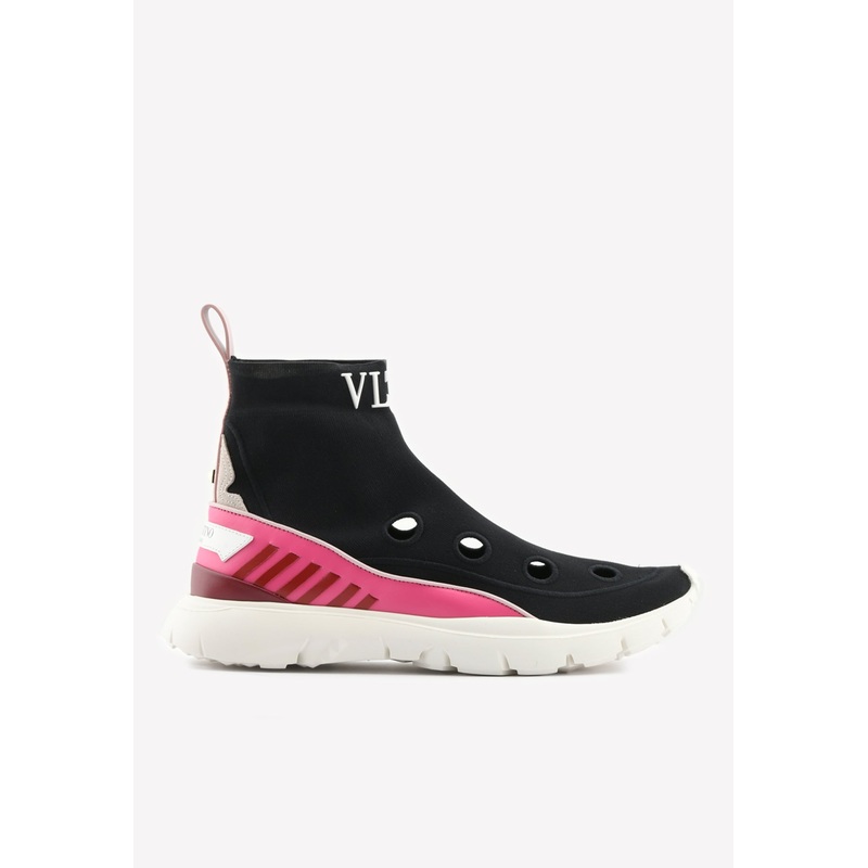 Heroes Hers Stretch Knit High-Top Sneakers