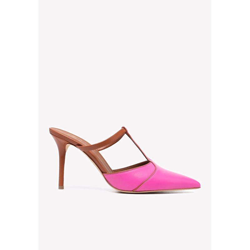 Ima 85 Pointed Toe Mules in Nappa Leather