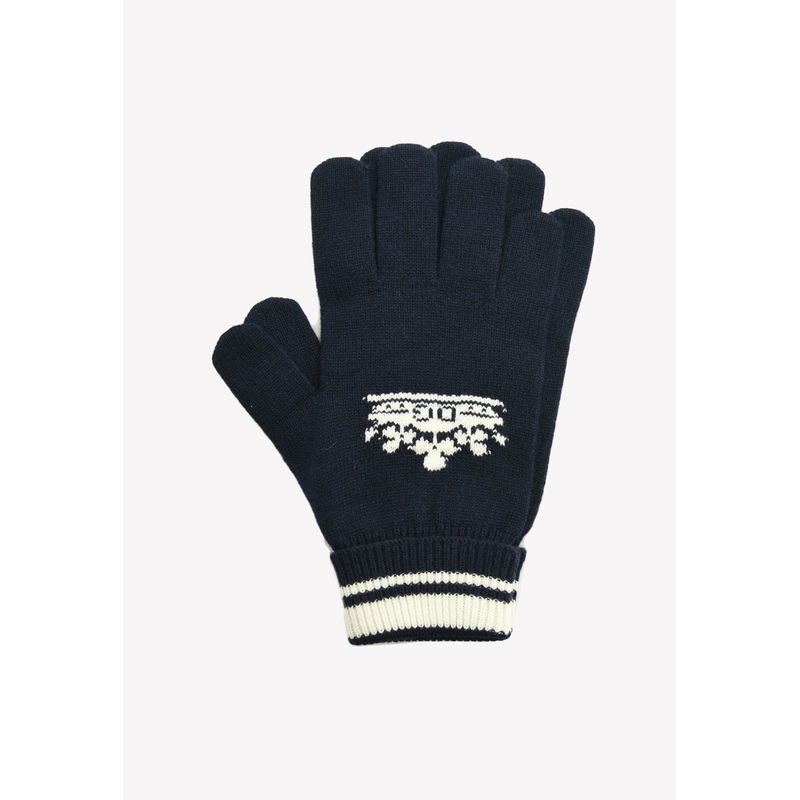 Logo Crown Knitted Gloves