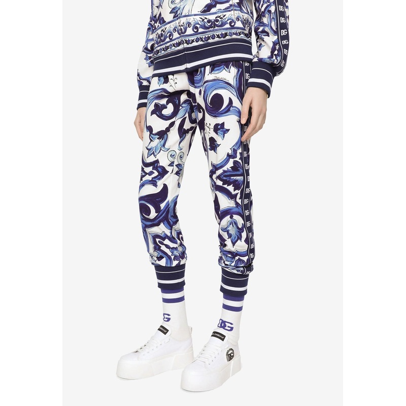Majolica Print Track Pants