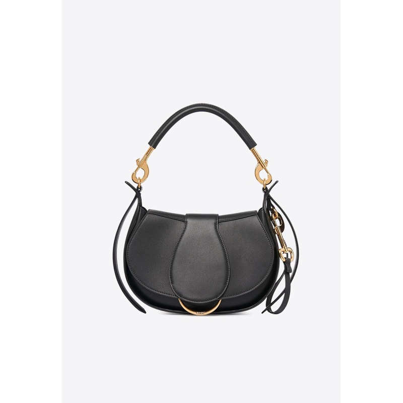 Ride Calf Leather Shoulder Bag