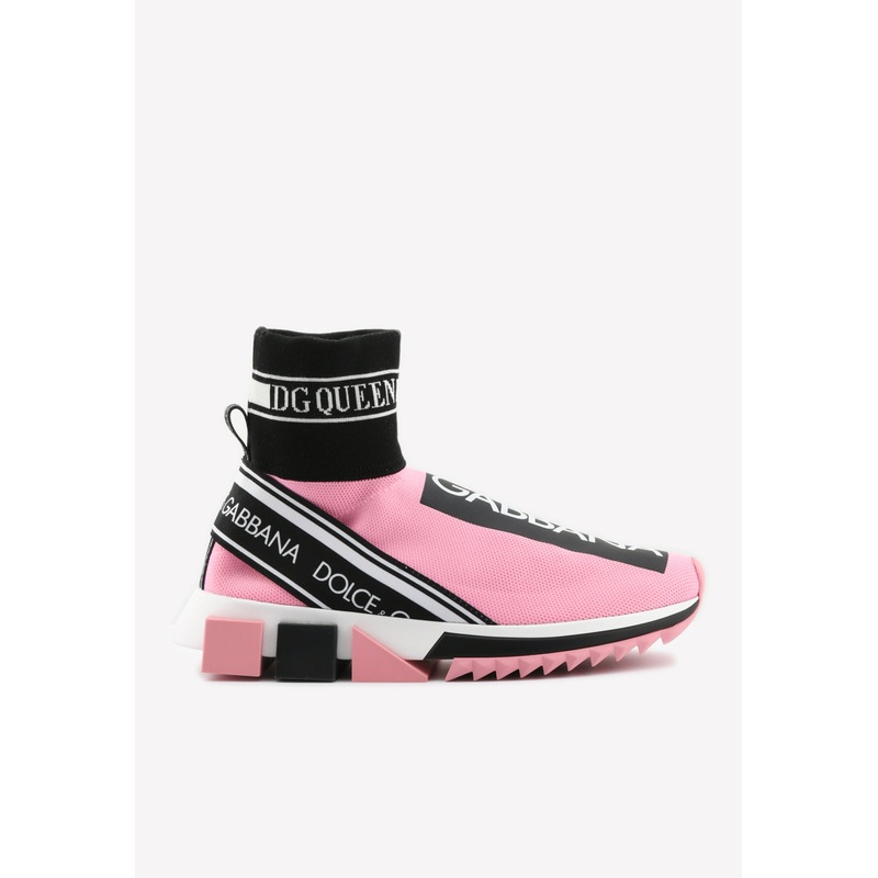 Sorrento Stretch Knit High-Top Sneakers