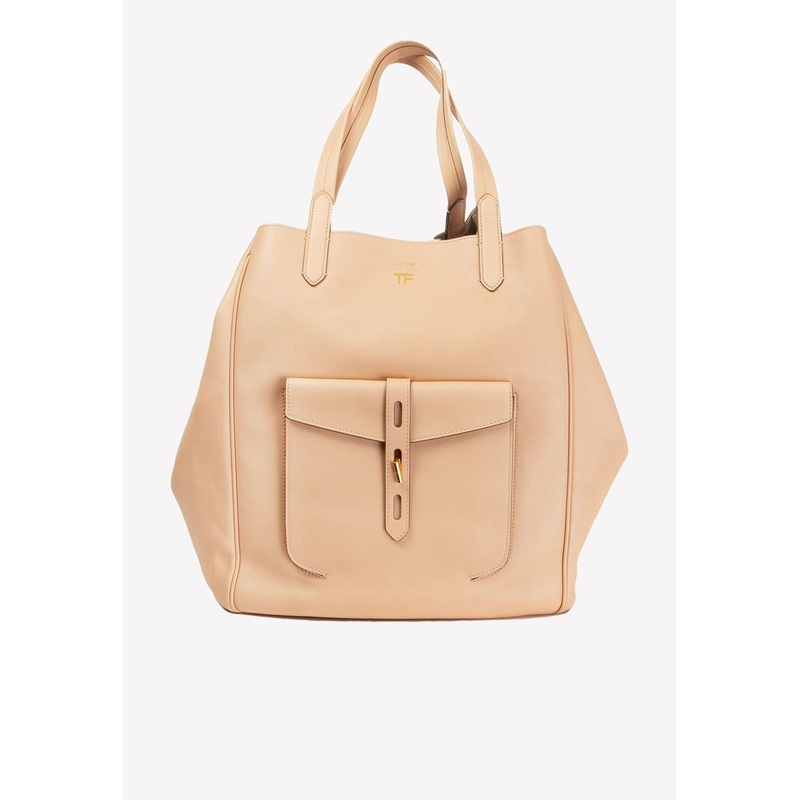 T-Twist Hollywood Leather Tote Bag