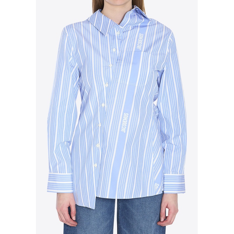 The Pablo Asymmetric Striped Shirt