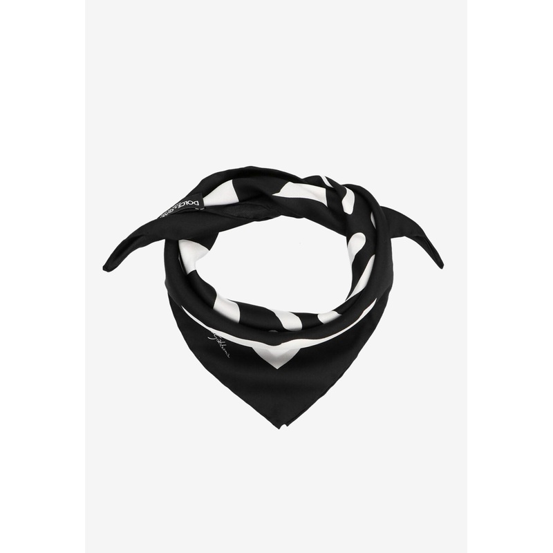 Zebra Print Silk Scarf