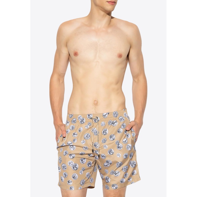 Coin Print Swim Shorts