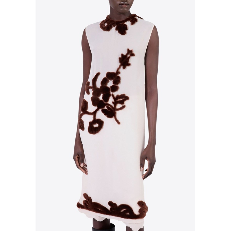 Embroidered Georgette Dress