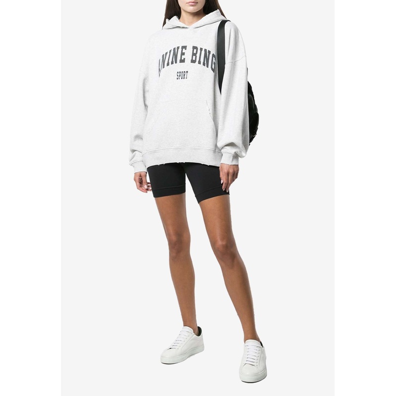 Harvey Logo Print Hooded Sweatshirt