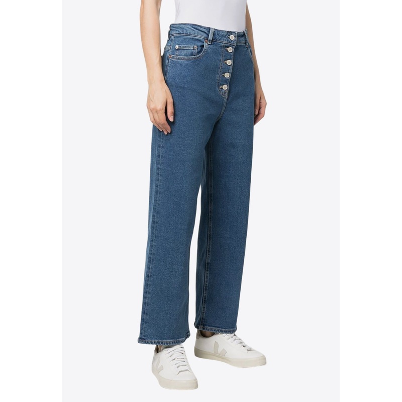 High-Waist Wide Jeans