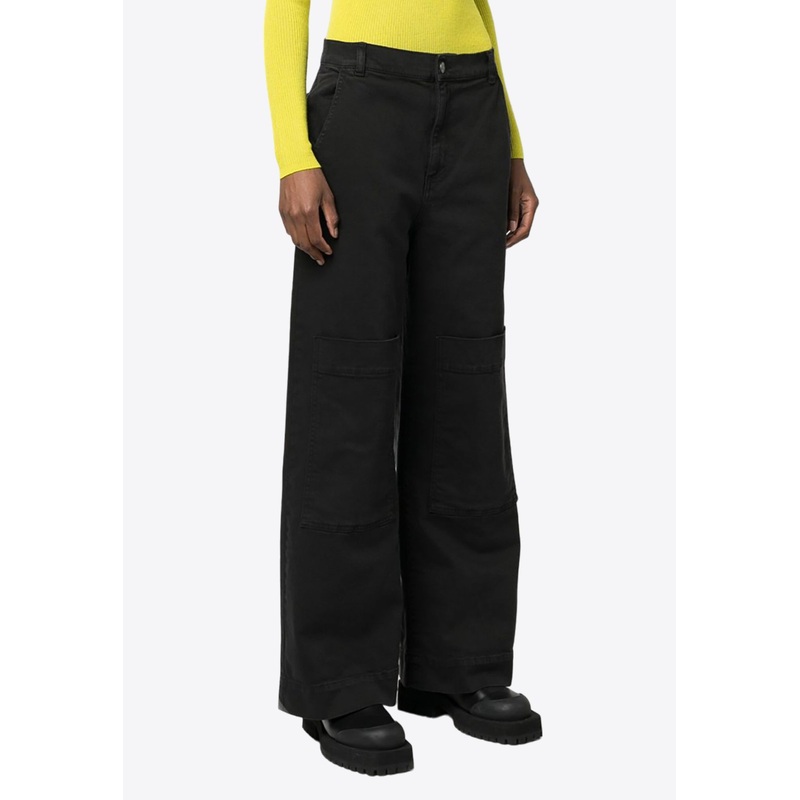 Low-Rise Wide-Leg Pants