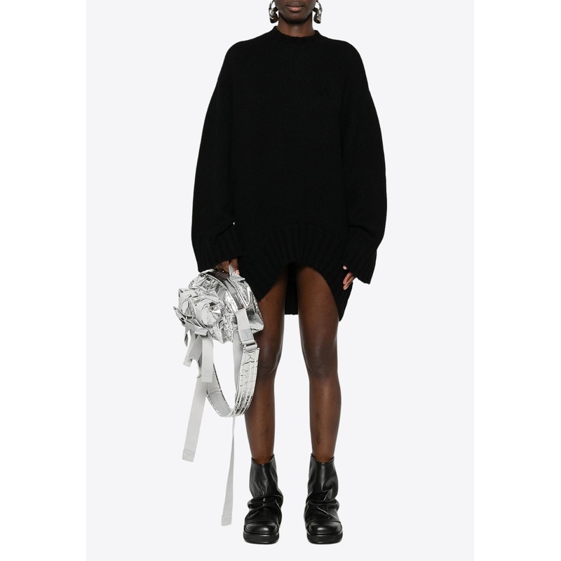 Ribbed Knit Mini Dress