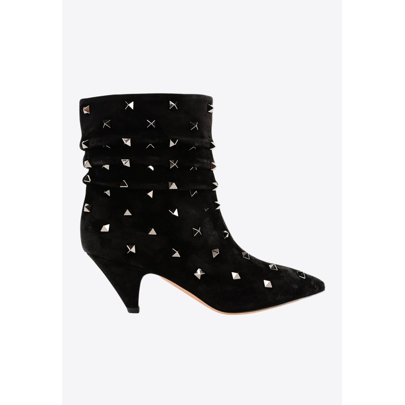 Rockstud 50 Suede Ankle Boots