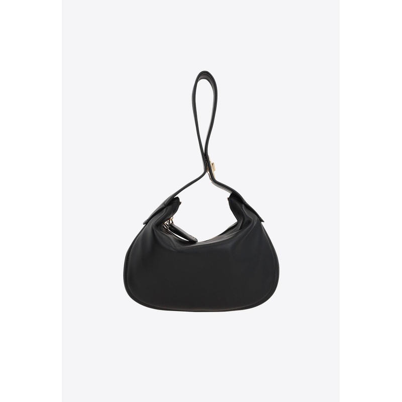 Small VLogo Locker Hobo Bag