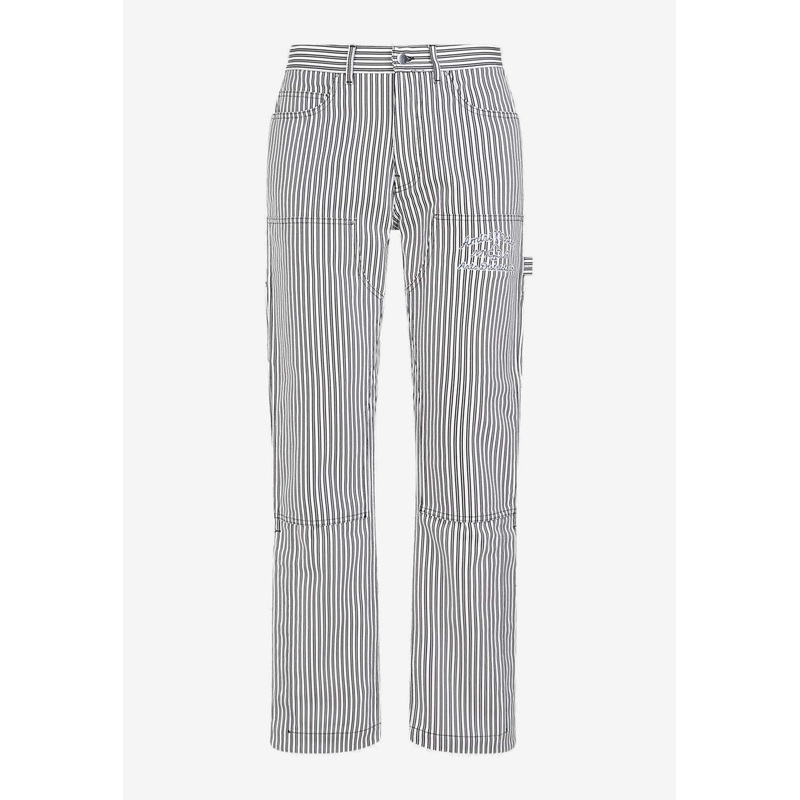 Striped Logo Pants