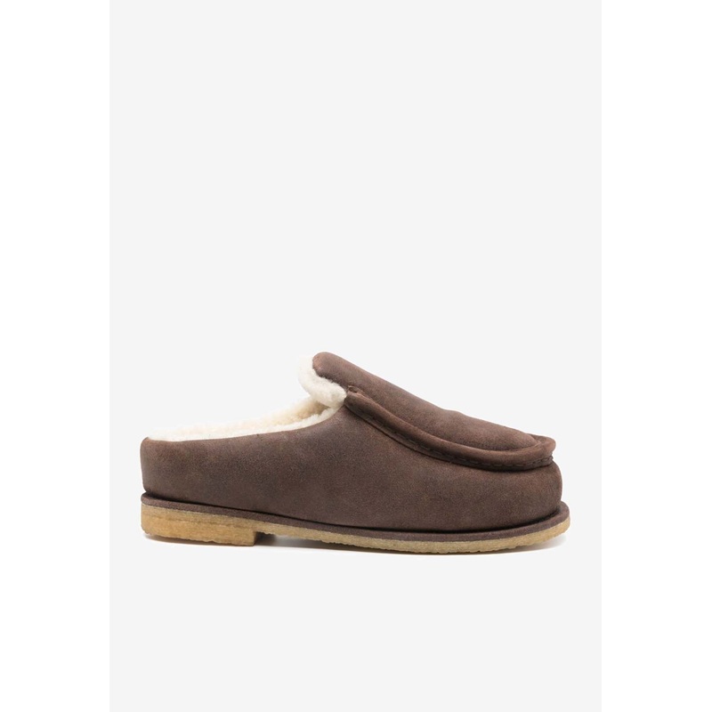 Suede Padded Slippers