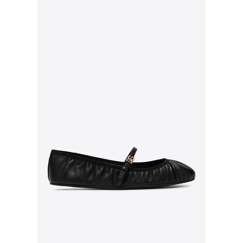Vally Nappa Leather Ballet Flats