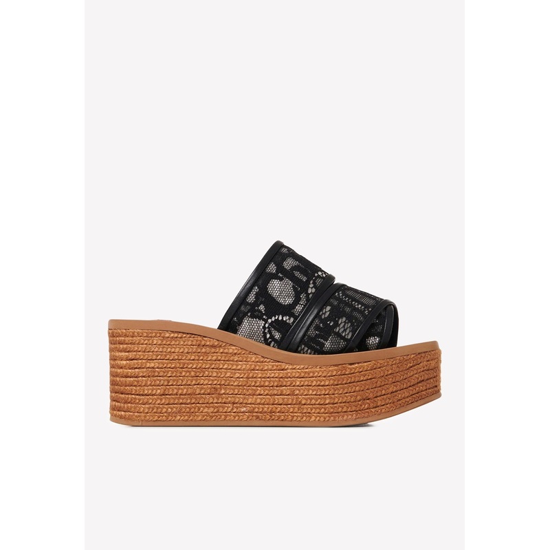 Woody 65 Espadrille Platform Lace Sandals