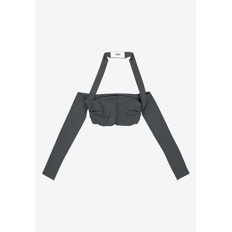 Cross-Strap Cropped Top