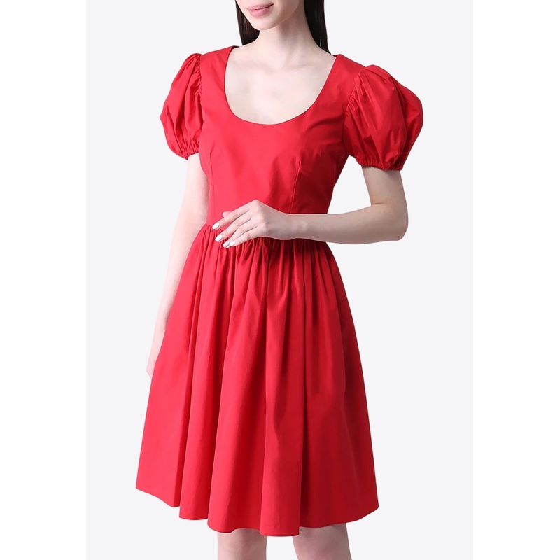 Flared Knee-Length Dress